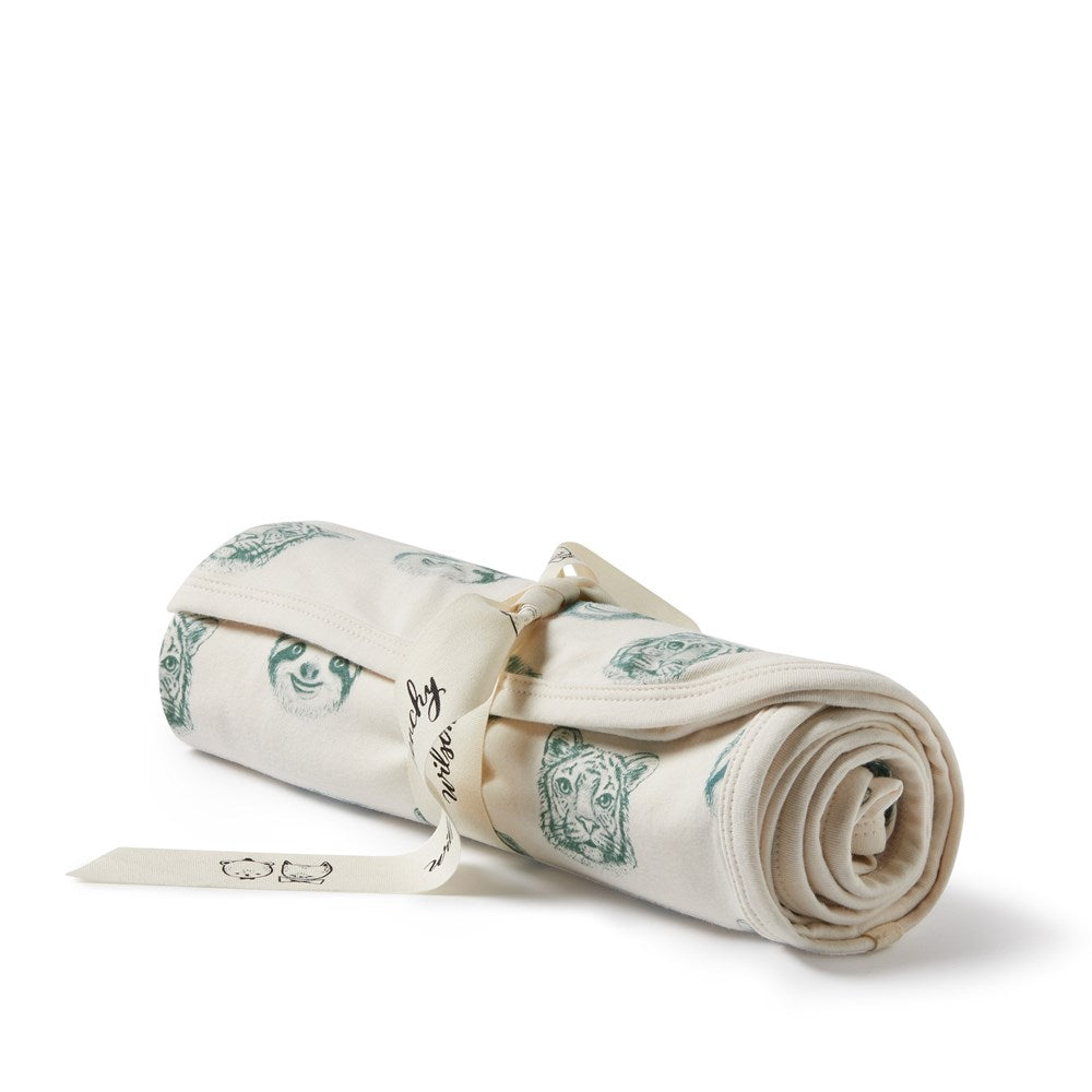 Hello Jungle Organic Bunny Rug