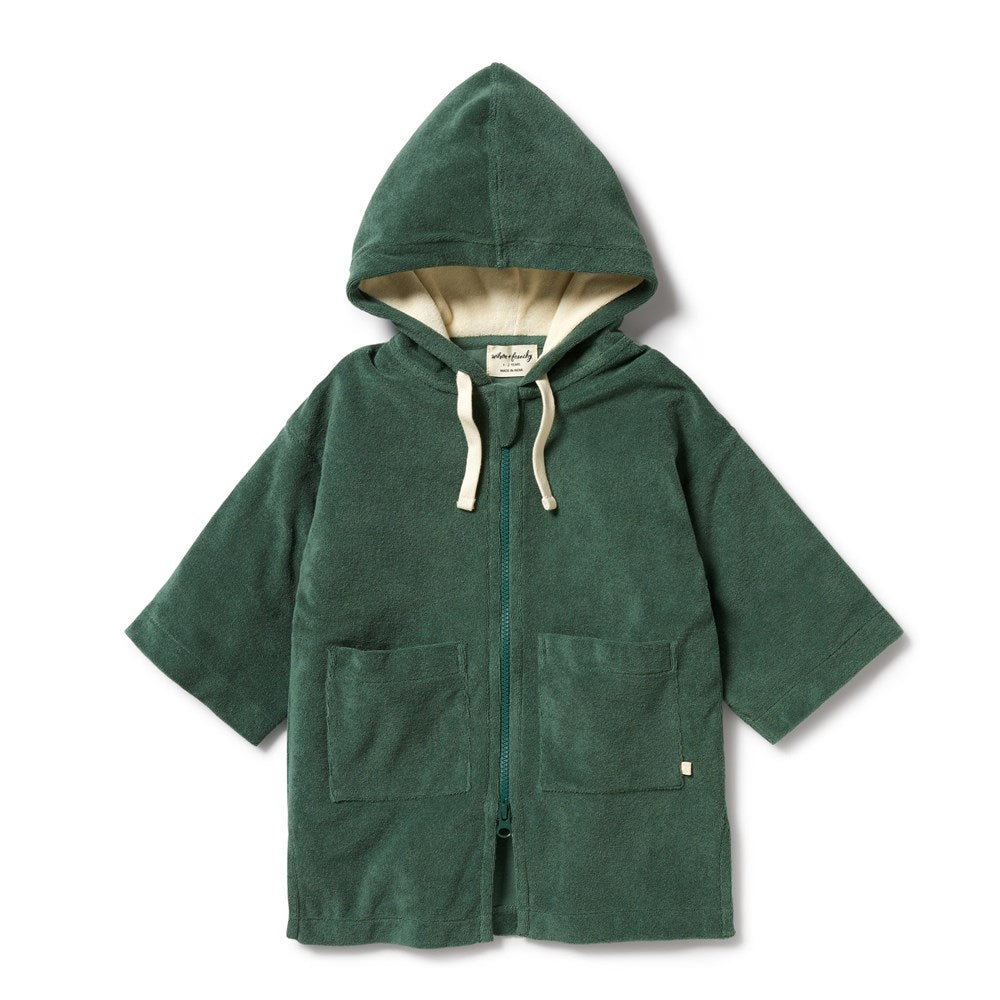 Moss Hooded Beach Towel