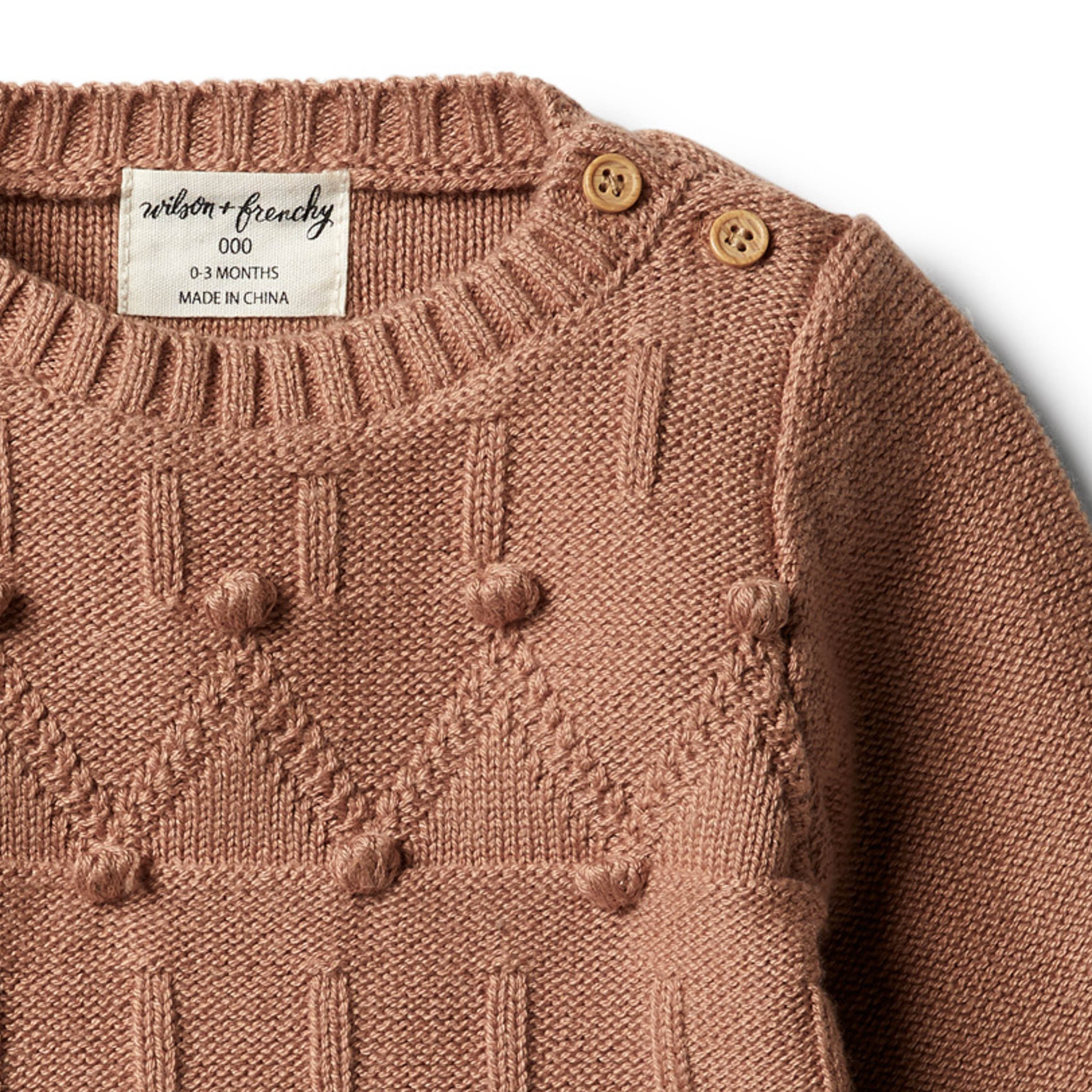 Nutmeg Knitted Jacquard Jumper