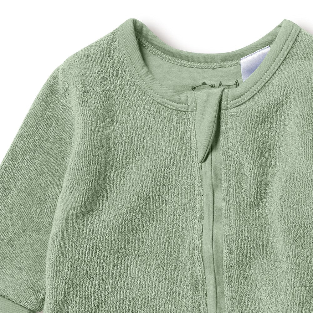 Organic Terry Zipsuit