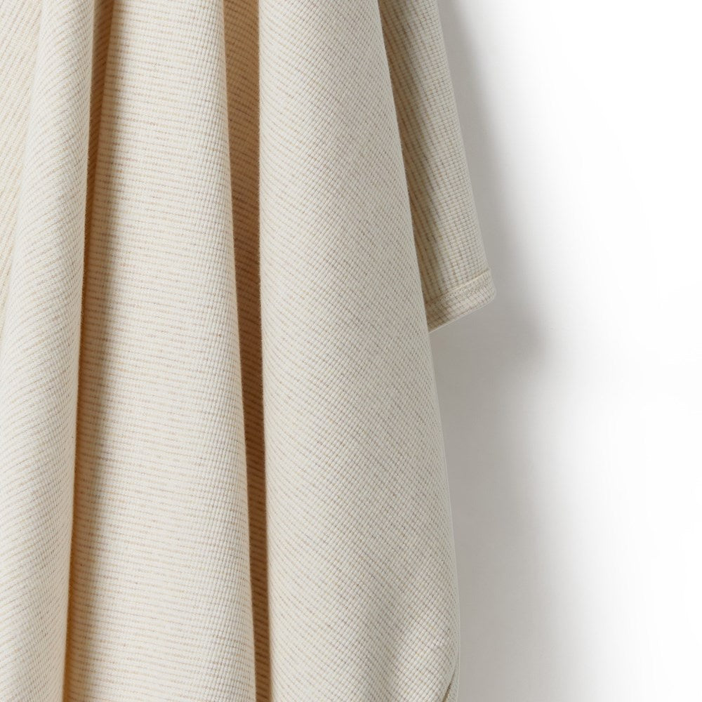 Organic Stripe Rib Bunny Rug