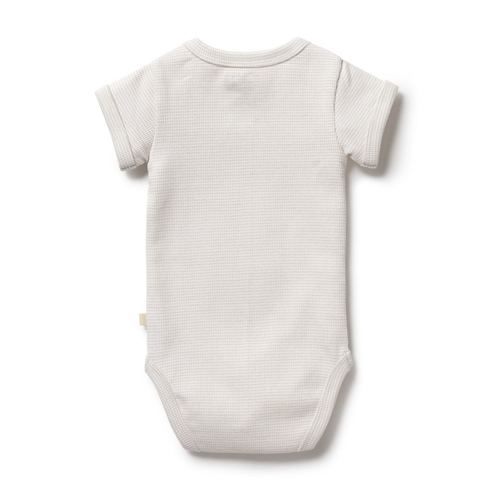 Organic Stripe Rib Bodysuit