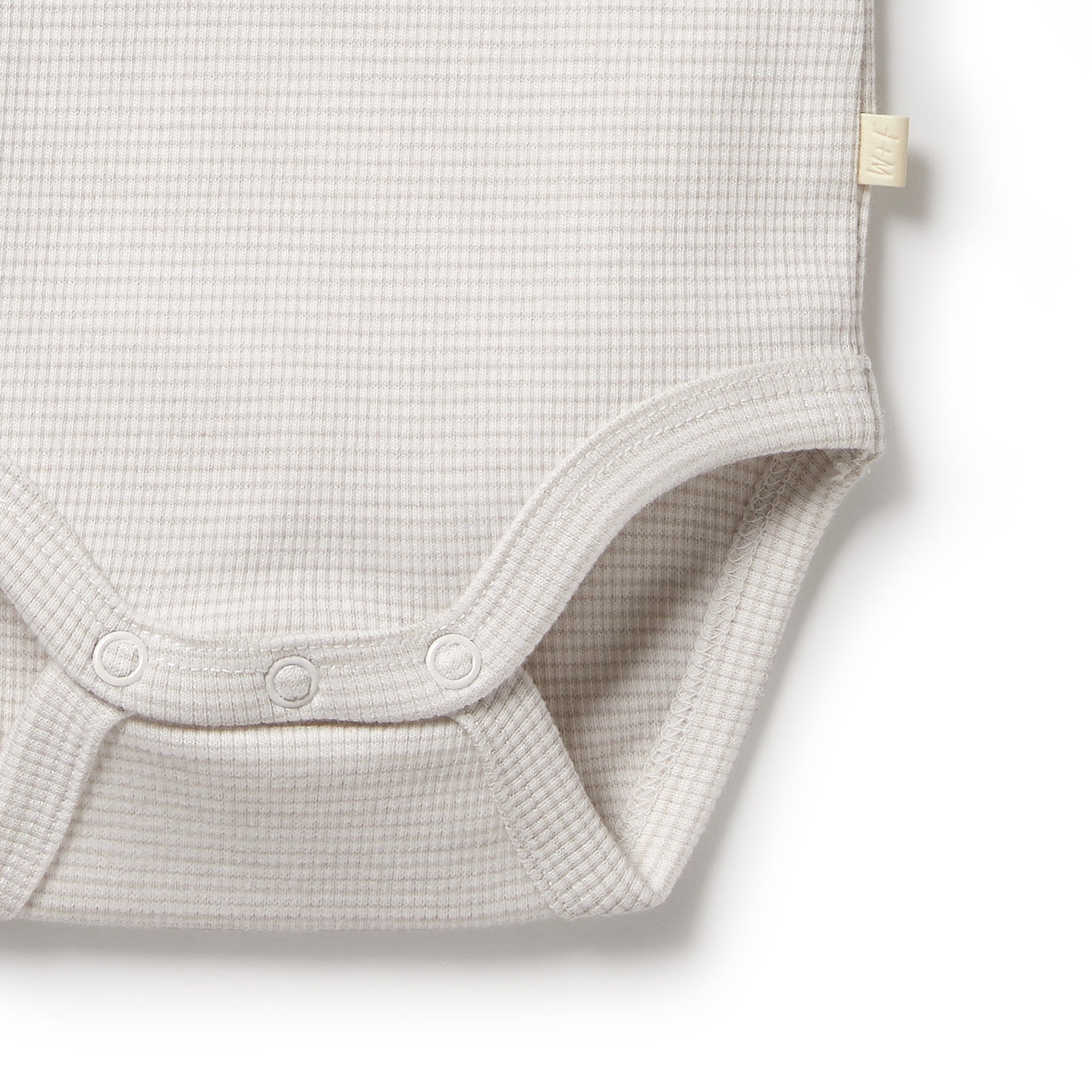 Organic Stripe Rib Bodysuit