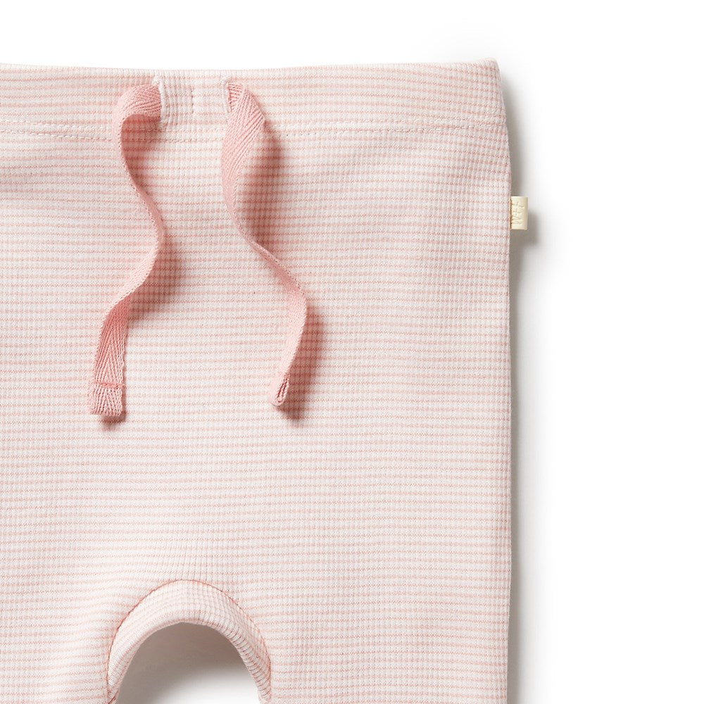 Organic Stripe Rib Legging