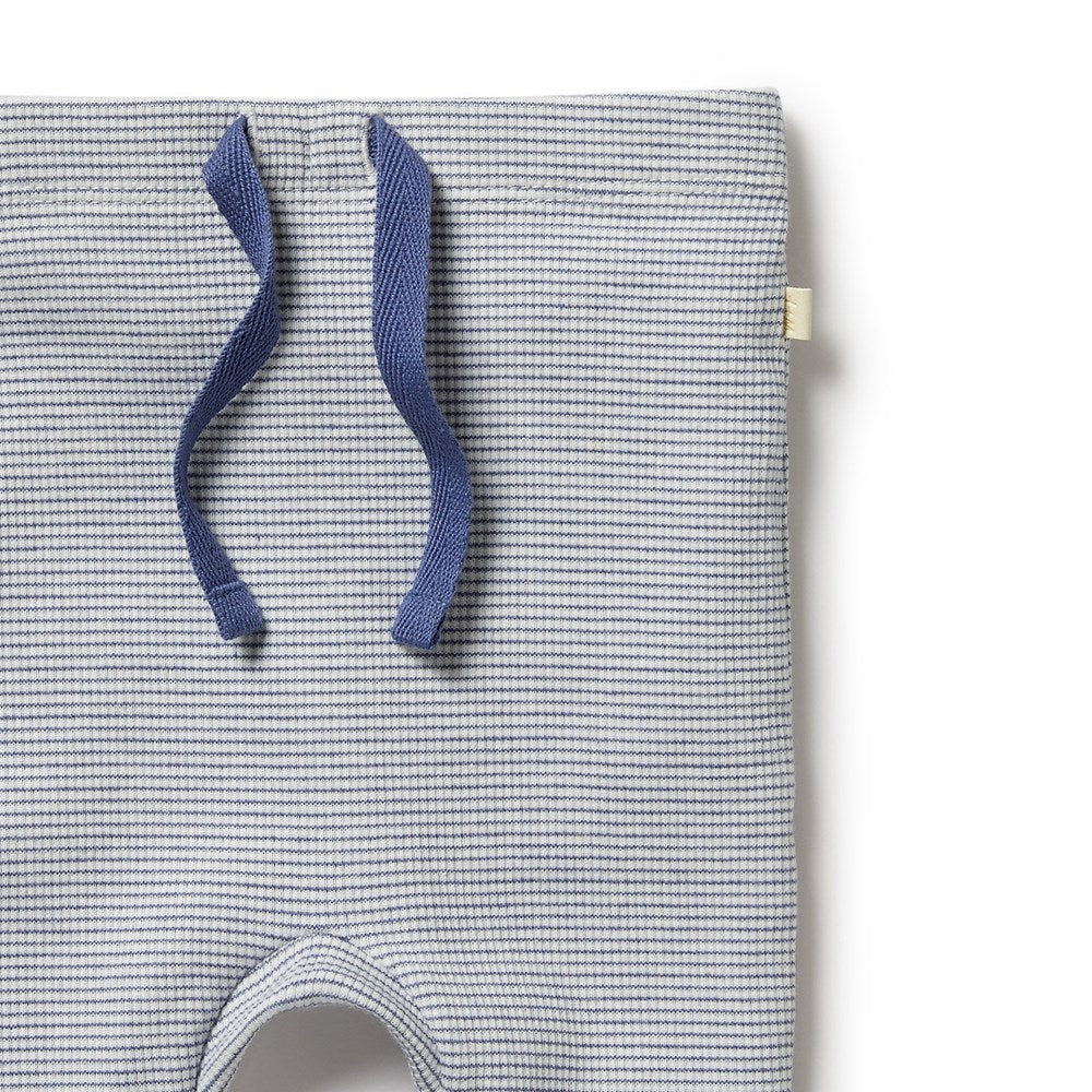 Organic Stripe Rib Legging