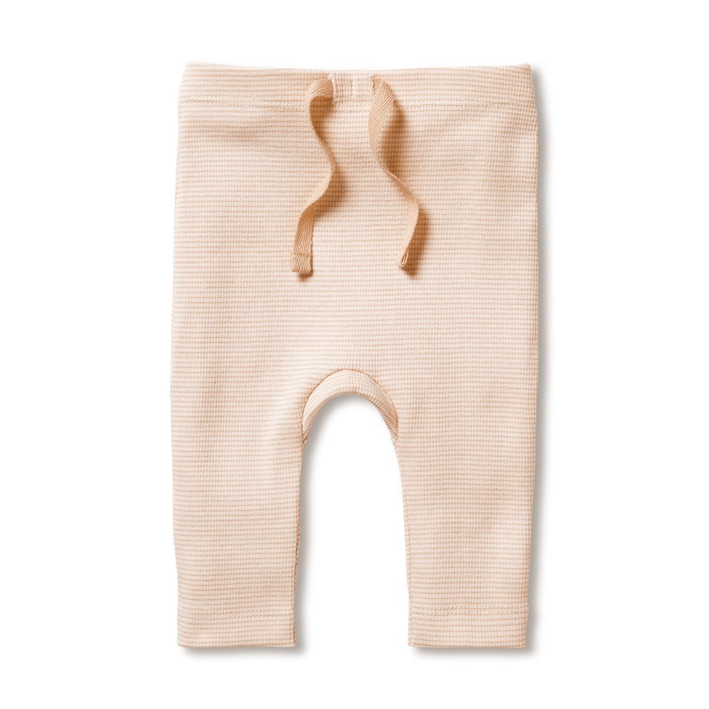 Organic Stripe Rib Legging