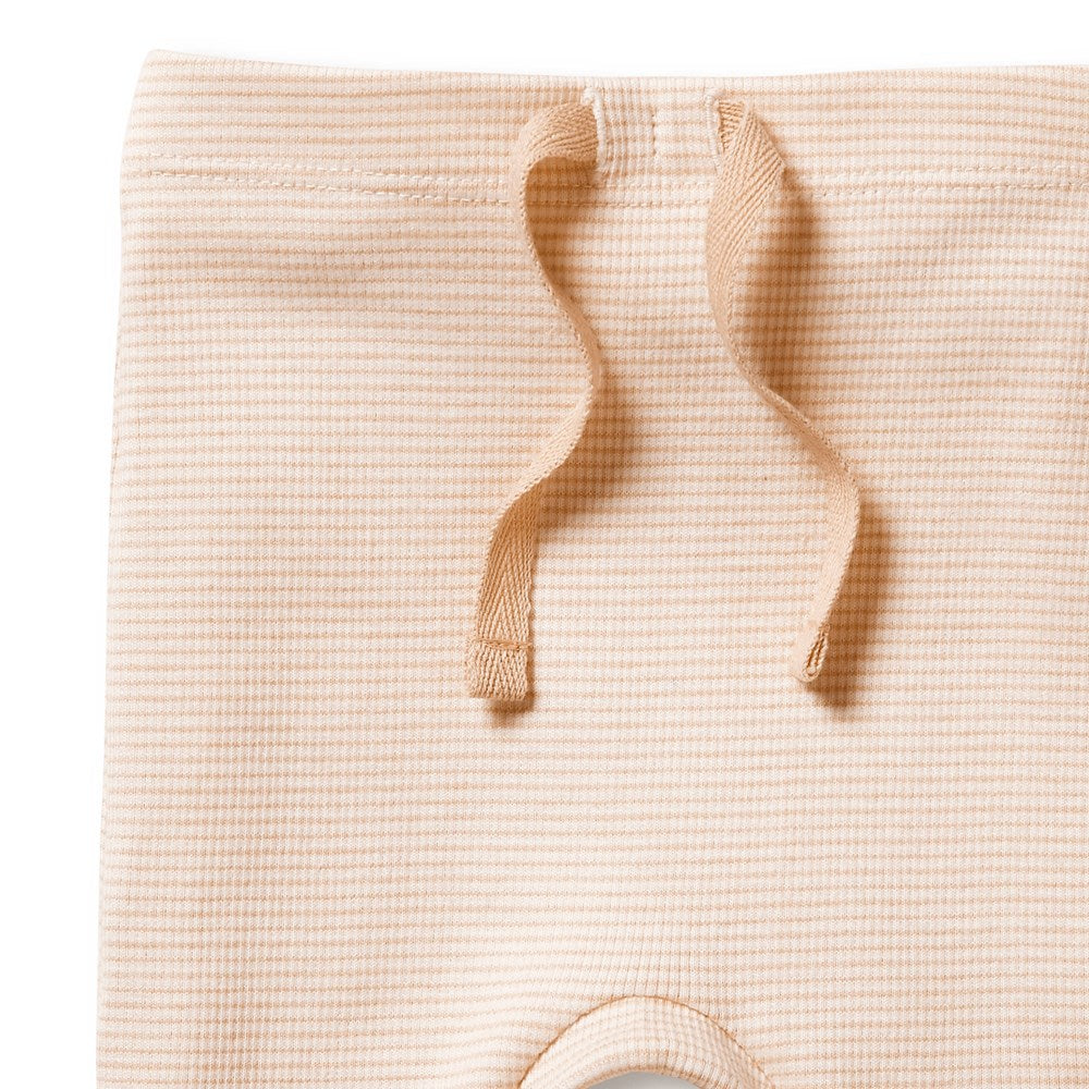 Organic Stripe Rib Legging