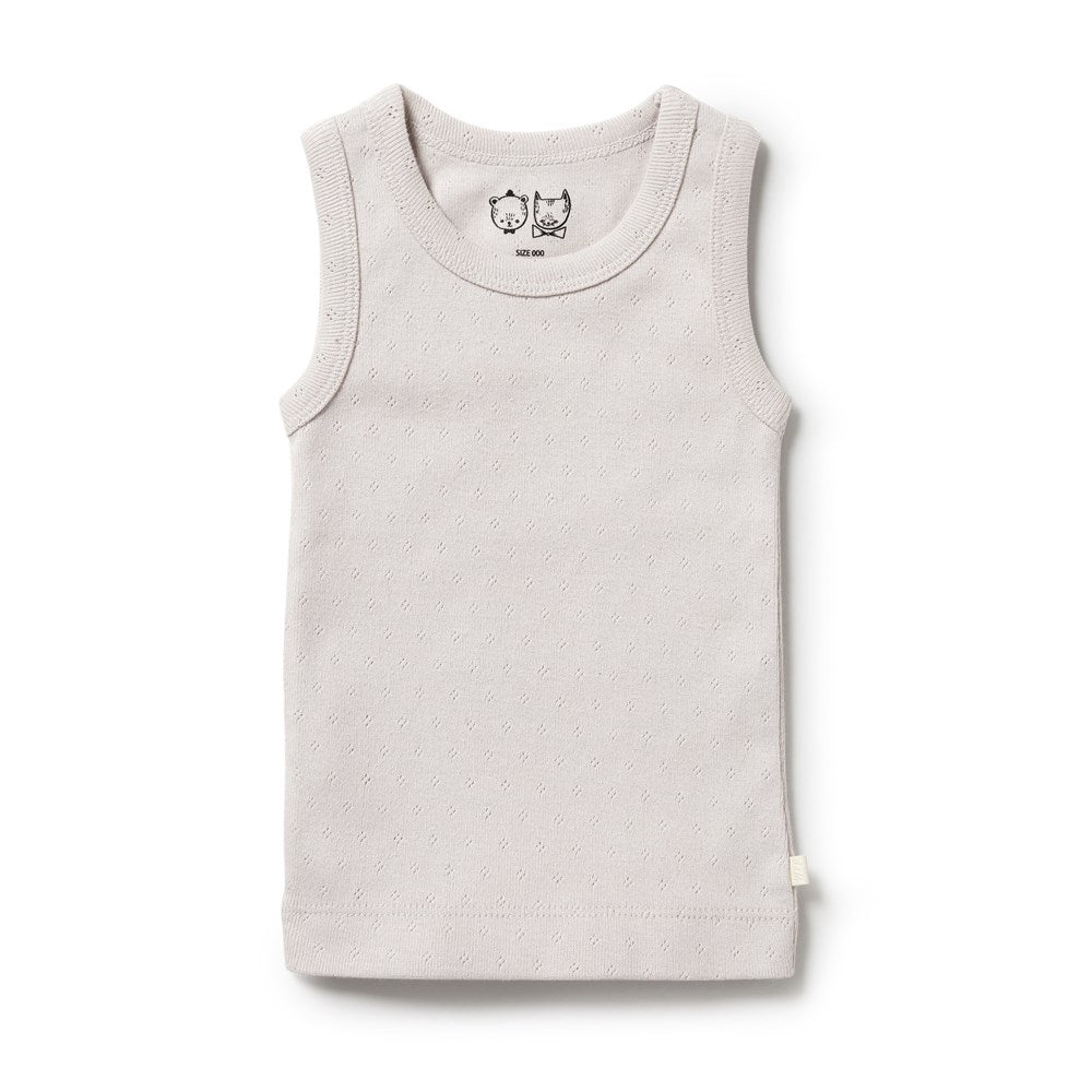 Organic Pointelle Singlet