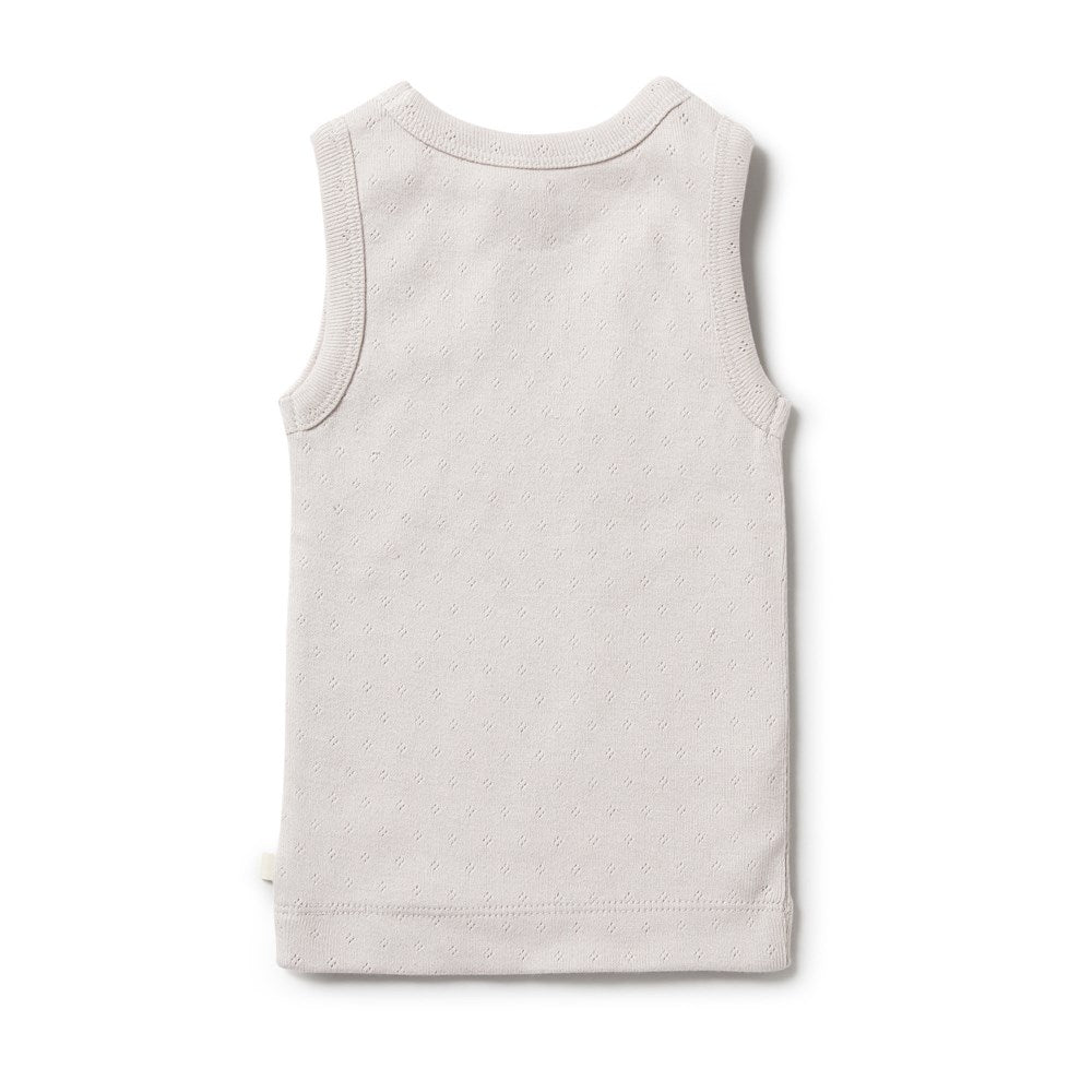 Organic Pointelle Singlet