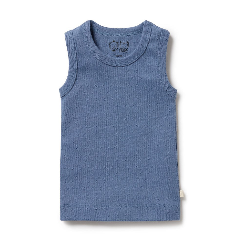 Organic Pointelle Singlet