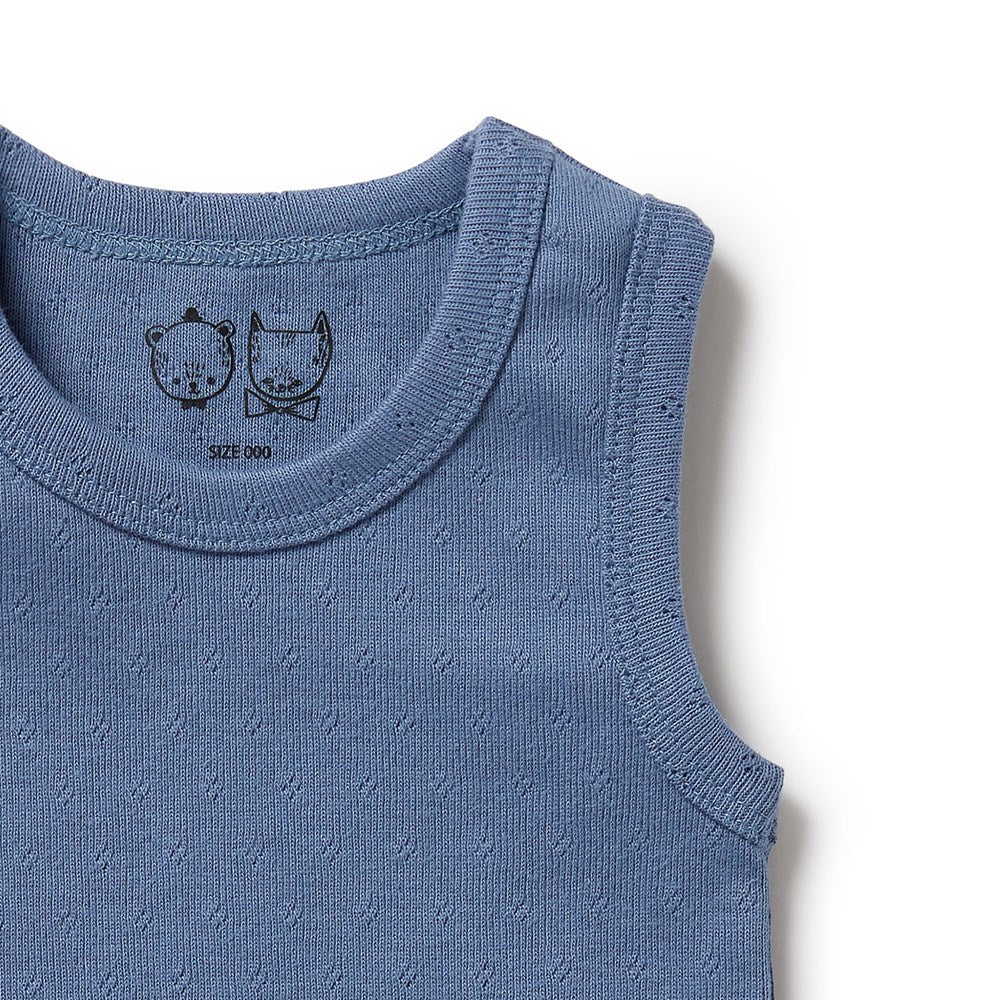 Organic Pointelle Singlet