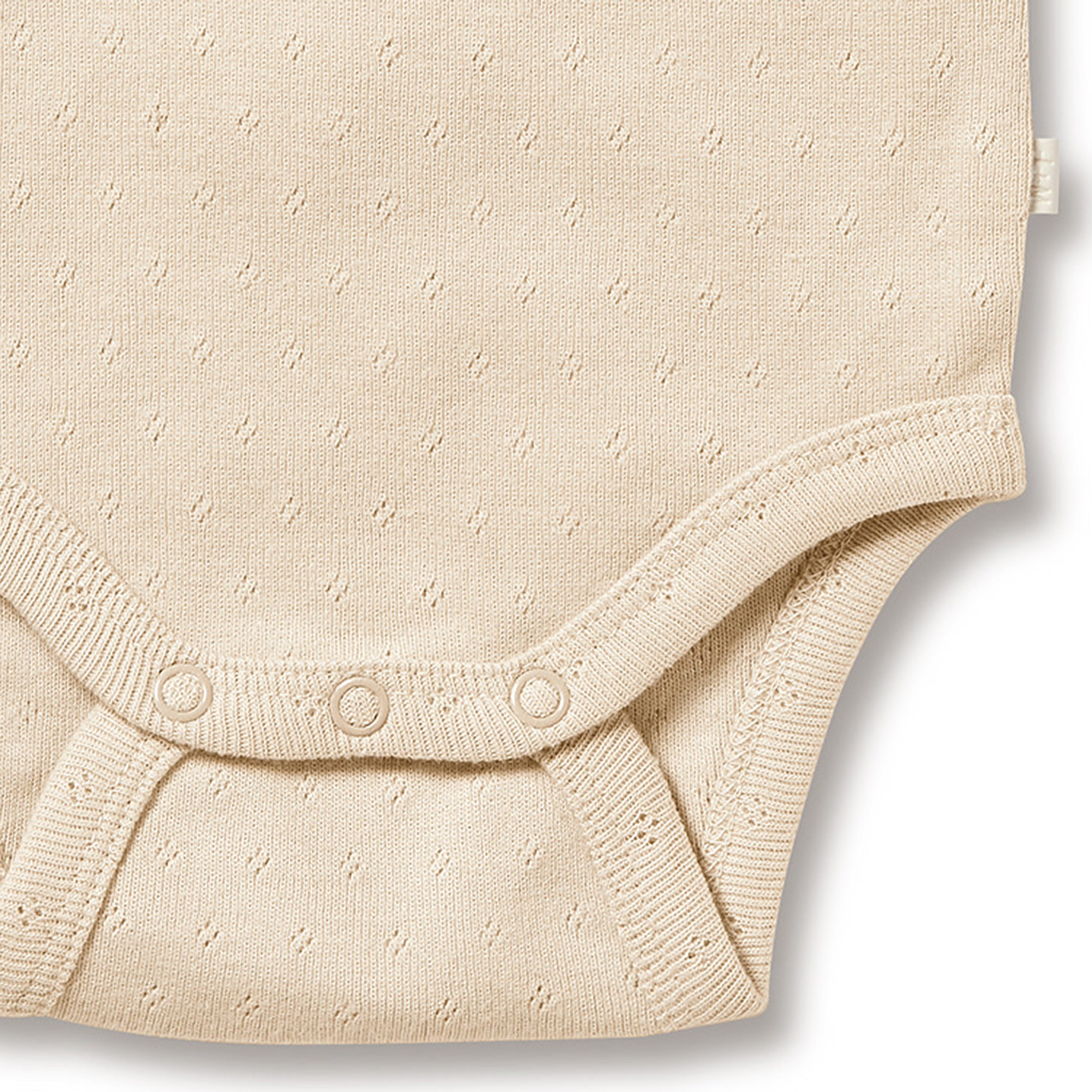 Organic Pointelle Singlet Bodysuit