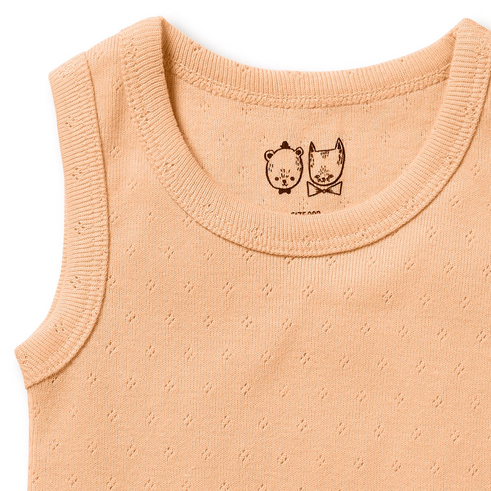 Organic Pointelle Singlet Bodysuit