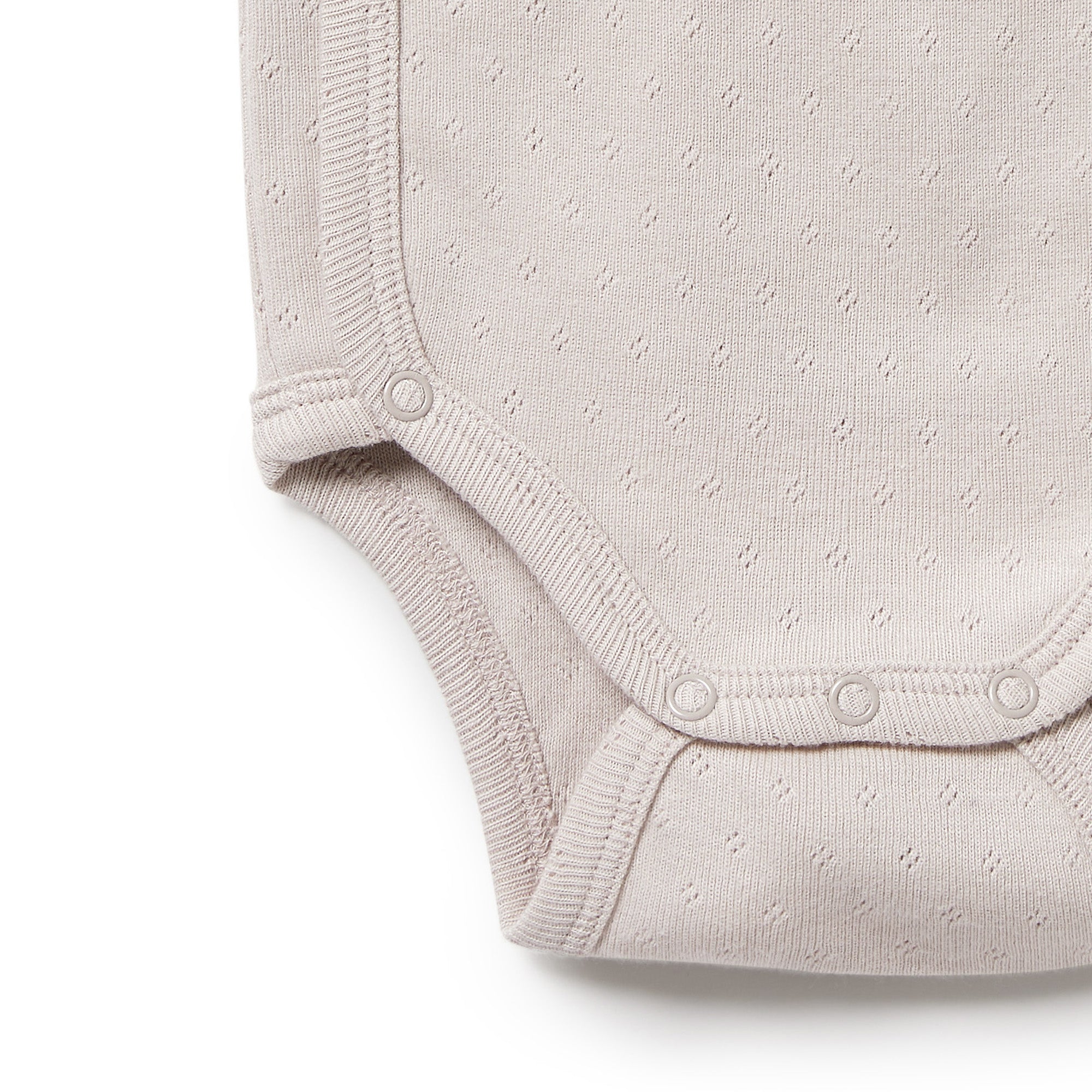 Organic Pointelle Kimono Bodysuit