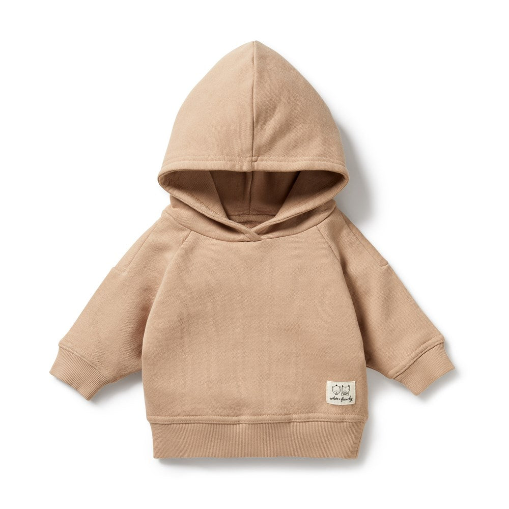 Caramel Organic Terry Hooded Sweat