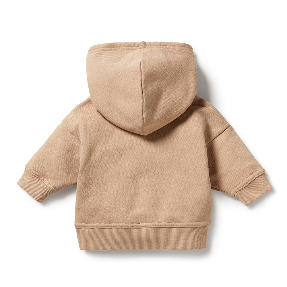 Caramel Organic Terry Hooded Sweat