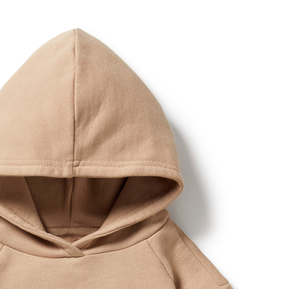 Caramel Organic Terry Hooded Sweat