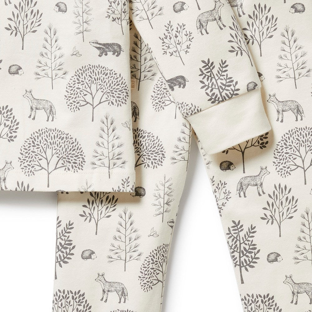 Woodland Organic Long Sleeve Pyjamas