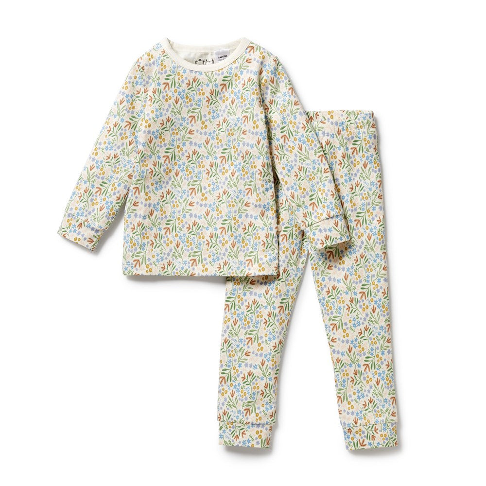 Tinker Floral Organic Long Sleeve Pyjamas
