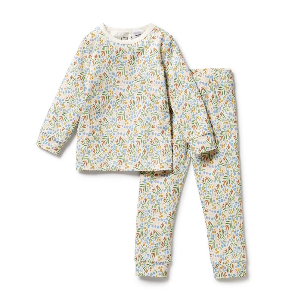 Tinker Floral Organic Long Sleeve Pyjamas