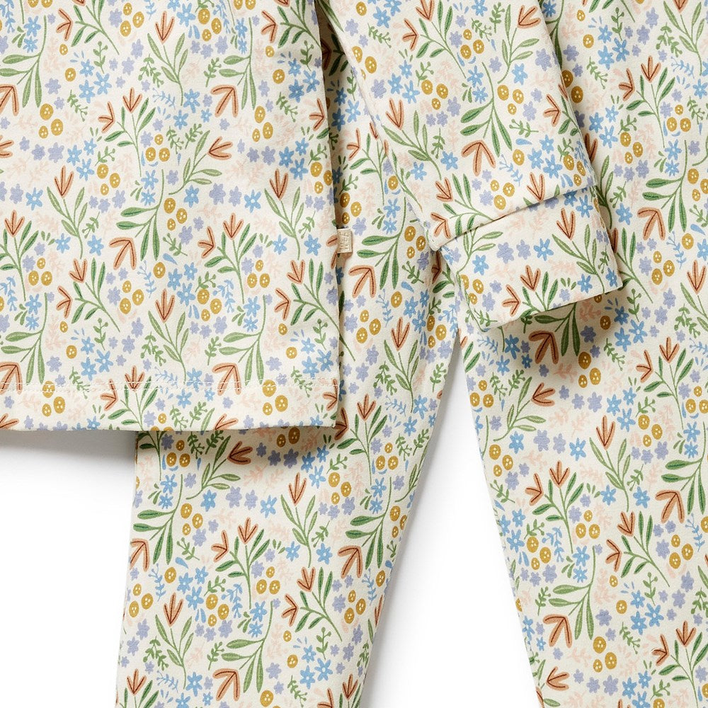 Tinker Floral Organic Long Sleeve Pyjamas