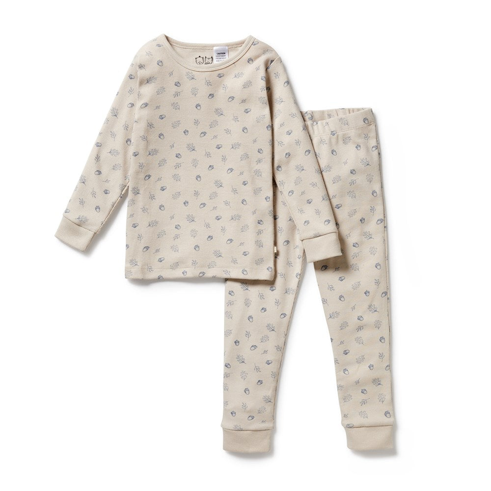 Falling Oak Organic Long Sleeve Pyjamas