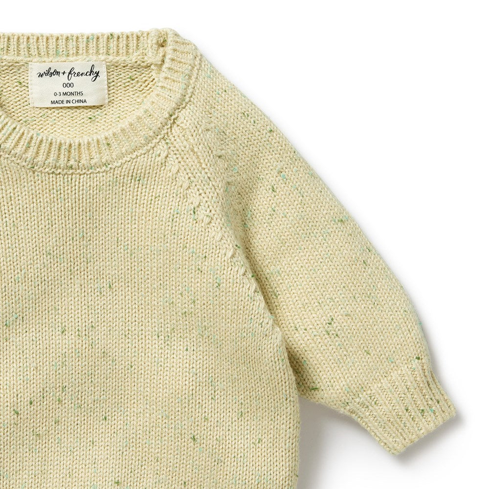 Cactus Fleck Knitted Jumper
