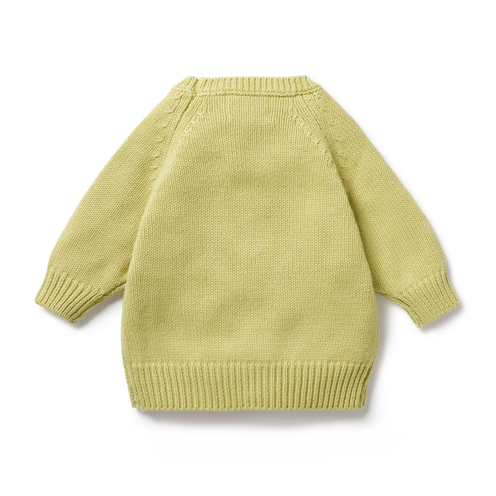 Endive Knitted Pocket Jumper