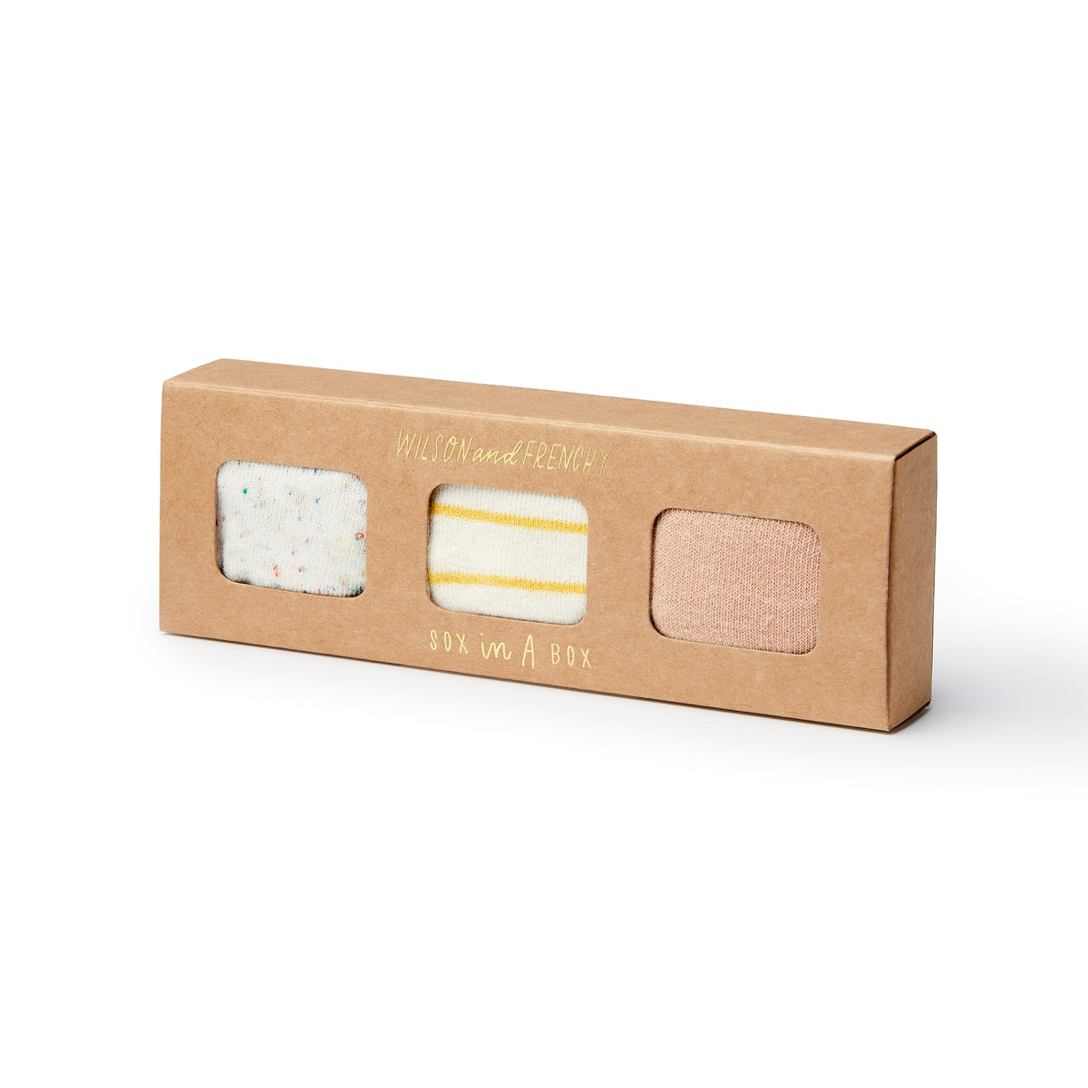 Jojoba, Blush, Fleck 3 Pack Baby Socks - Wilson and Frenchy