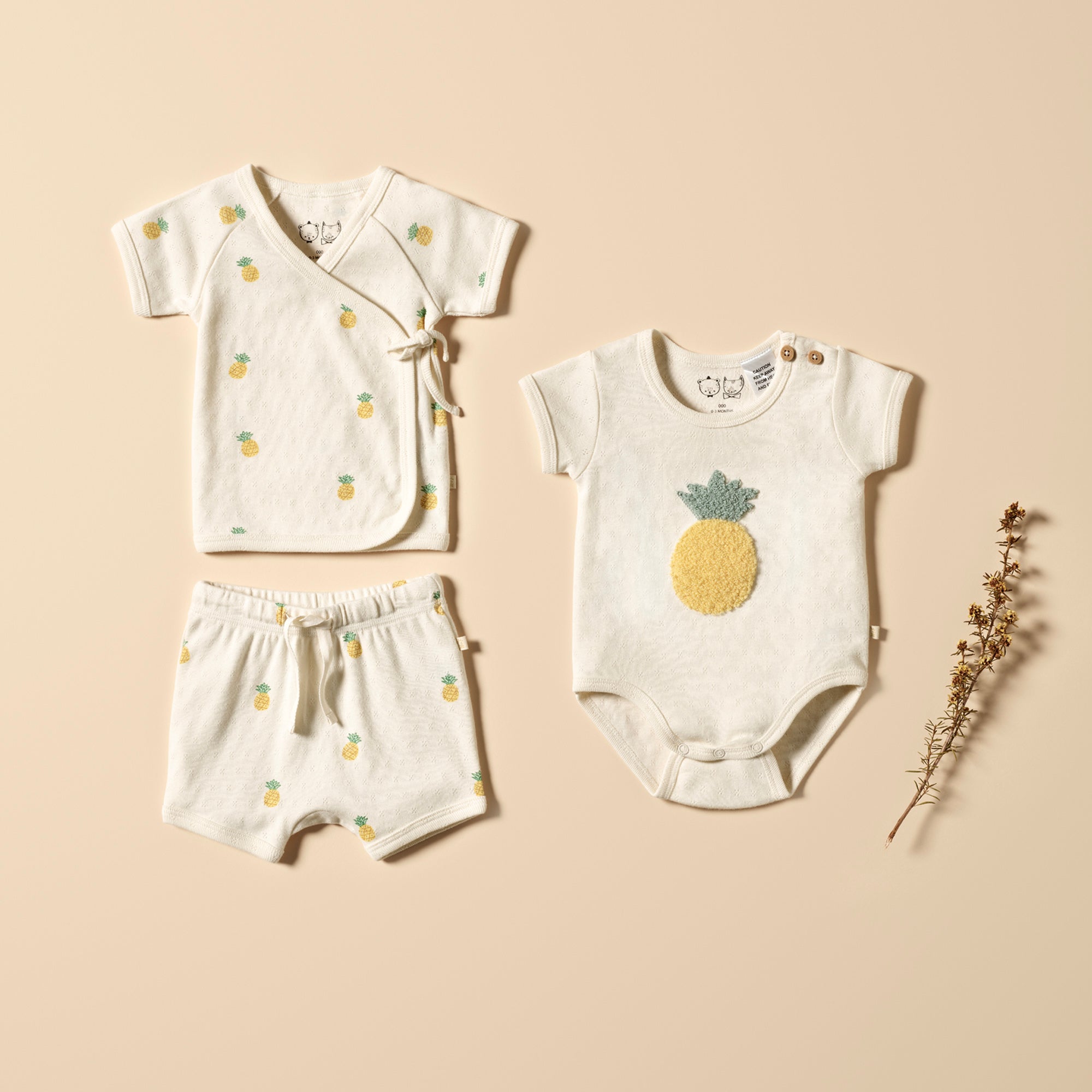 Piney Pals Organic Pointelle Bodysuit