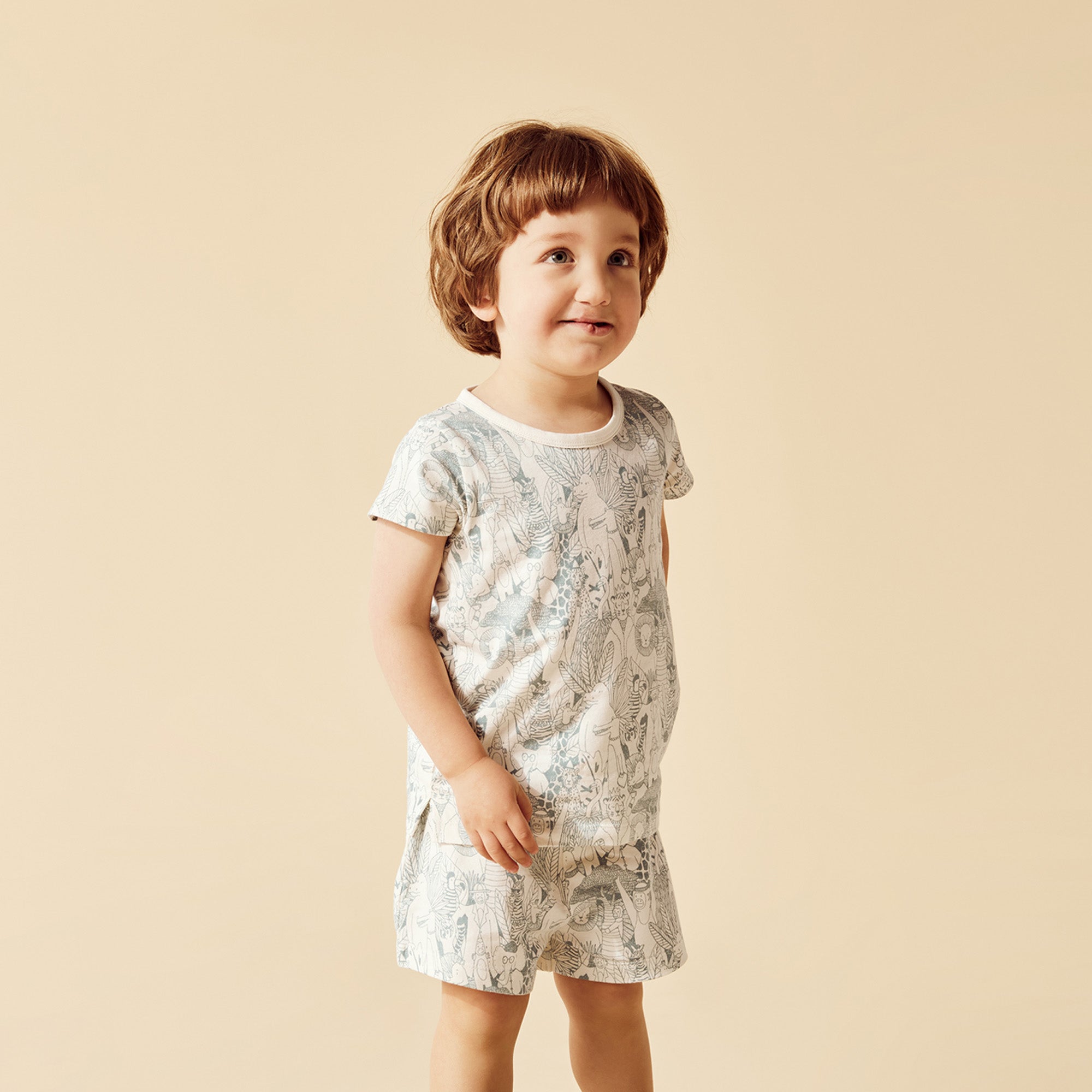Hello Friends Organic Short Sleeved Pyjamas