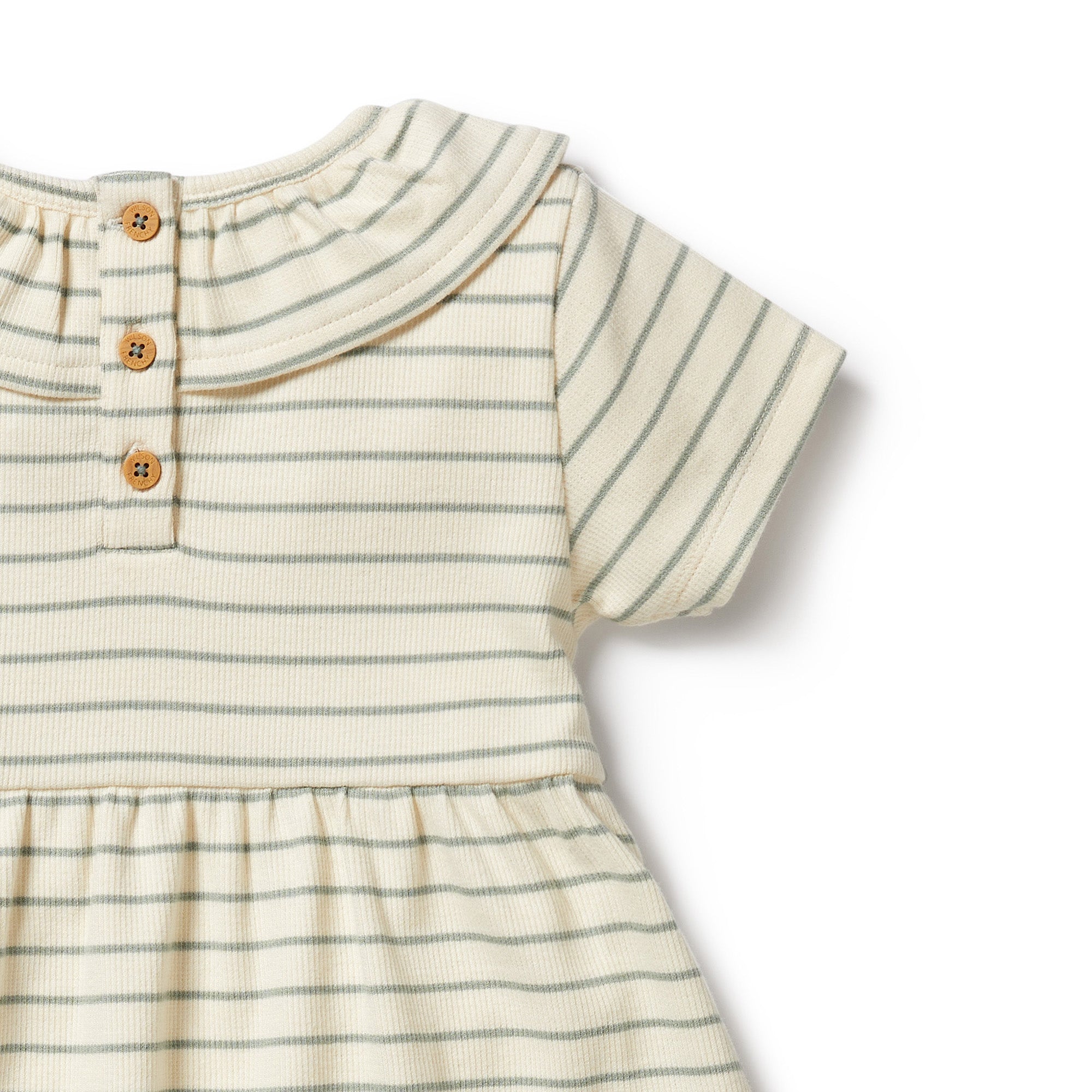 Petit Sage Organic Ruffle Dress