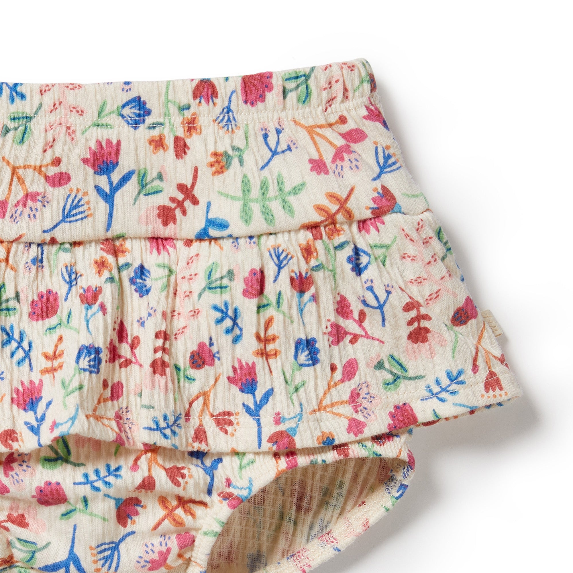 Tropical Garden Crinkle Ruffle Nappy Pant
