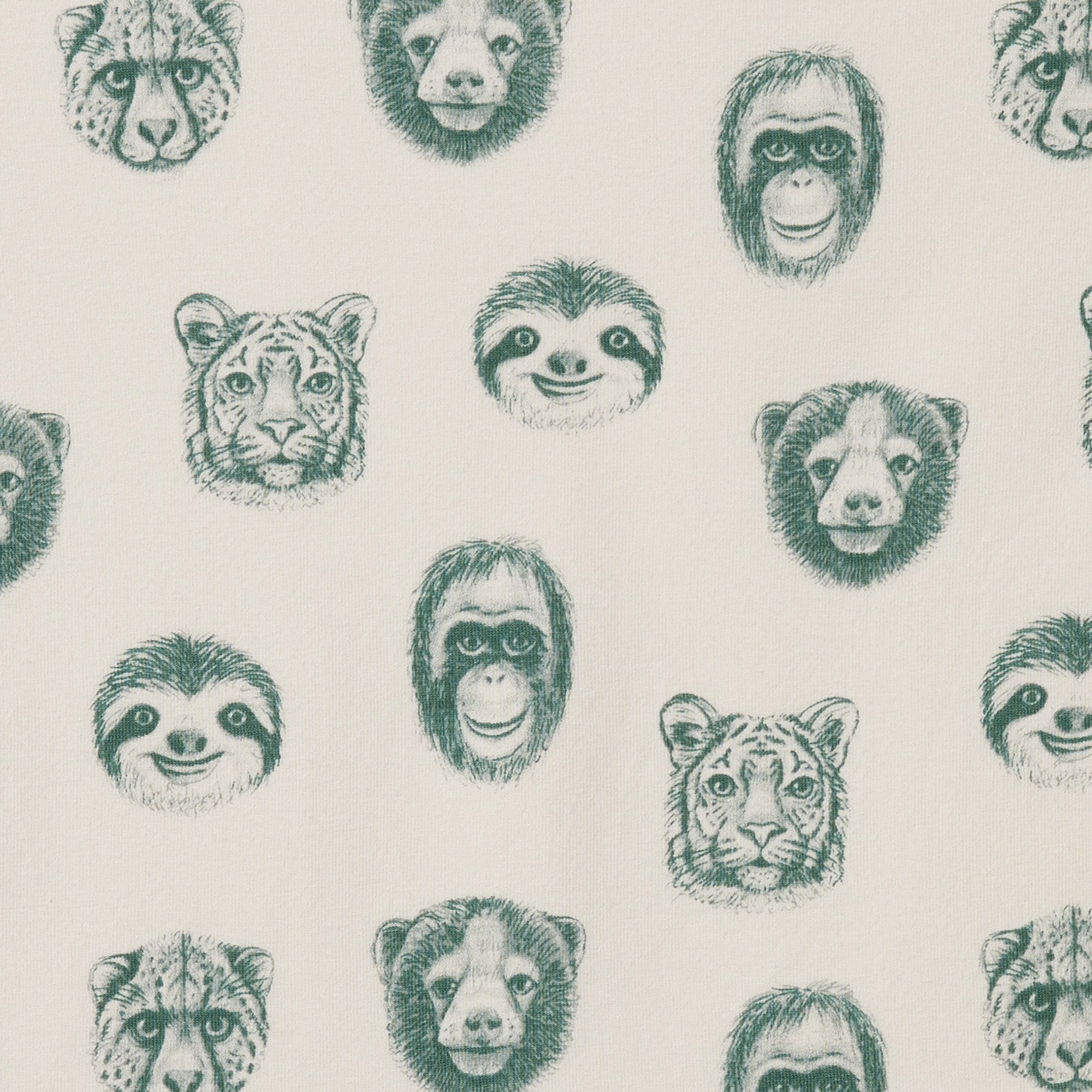 Hello Jungle Organic Bassinet Sheet