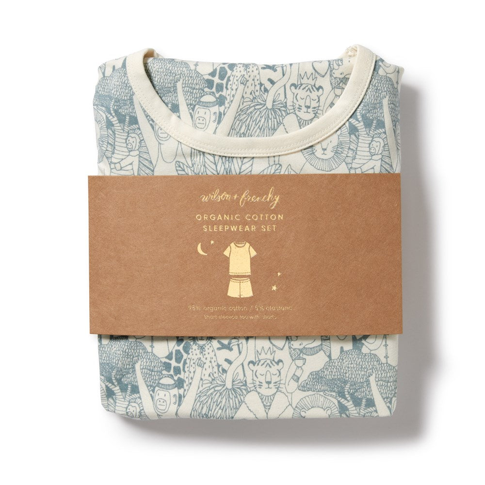 Hello Friends Organic Short Sleeved Pyjamas