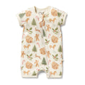 Holly Jolly Magic Organic Boyleg Zipsuit