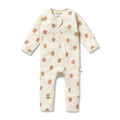 Spice & Nice Organic Crinkle Zipsuit with Feet
