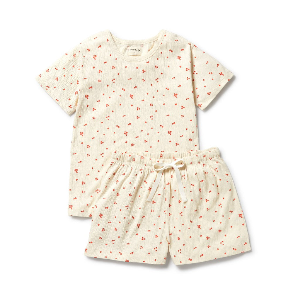 Jolly Holly Organic Crinkle Women's Pyjamas