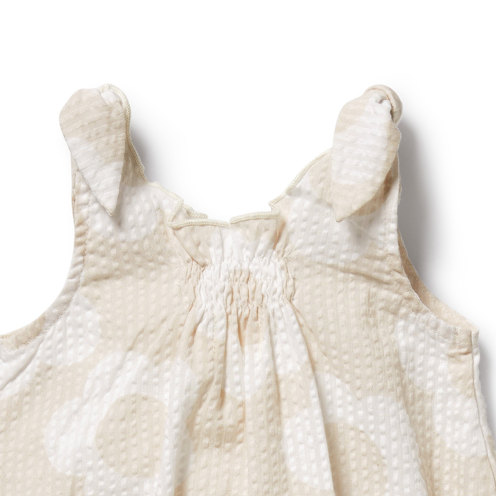 Daisy Bloom Organic Tie Playsuit