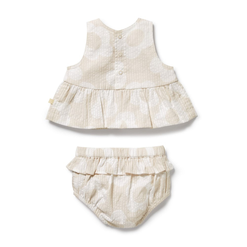 Daisy Bloom Organic Ruffle Set