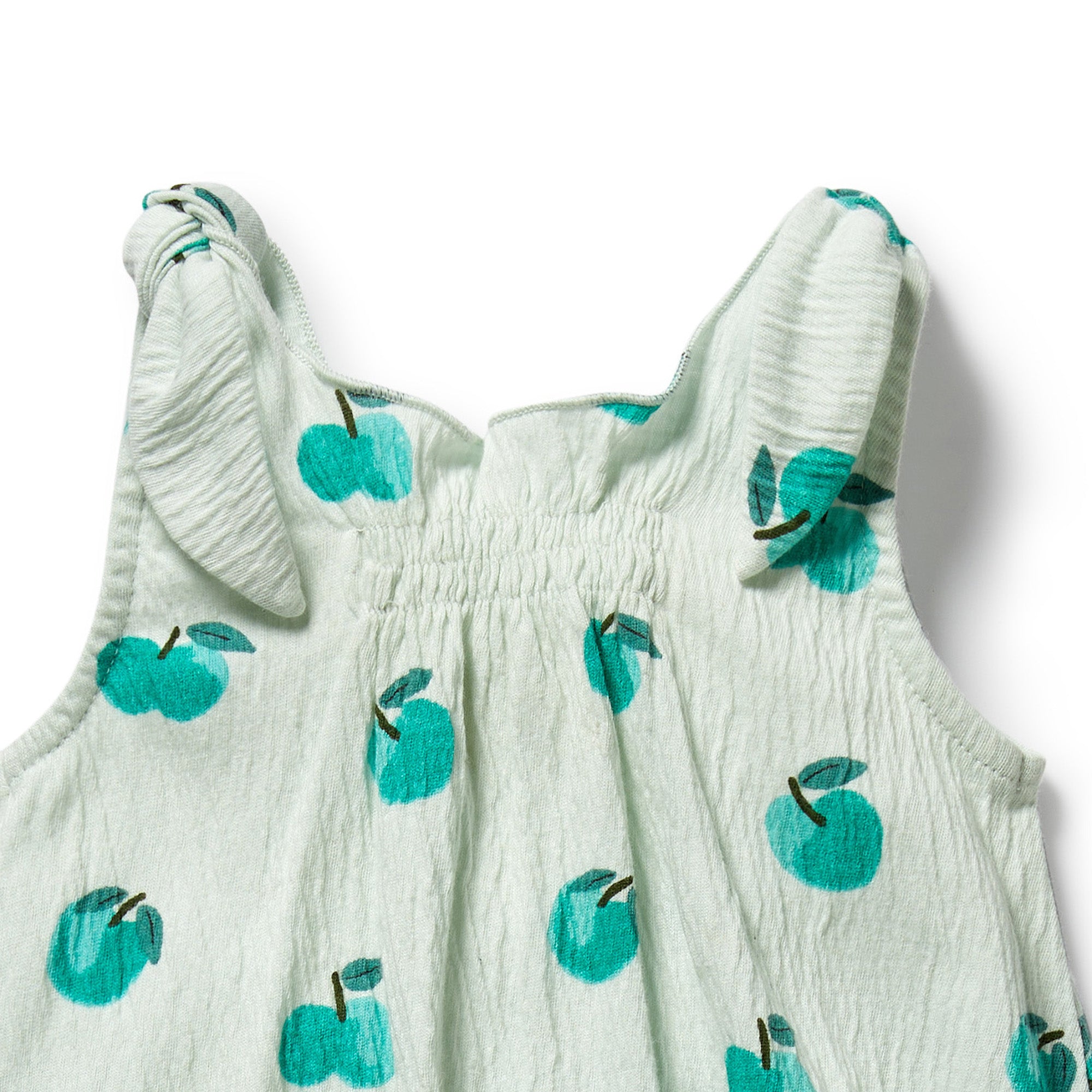Apple Papple Organic Tie Playsuit