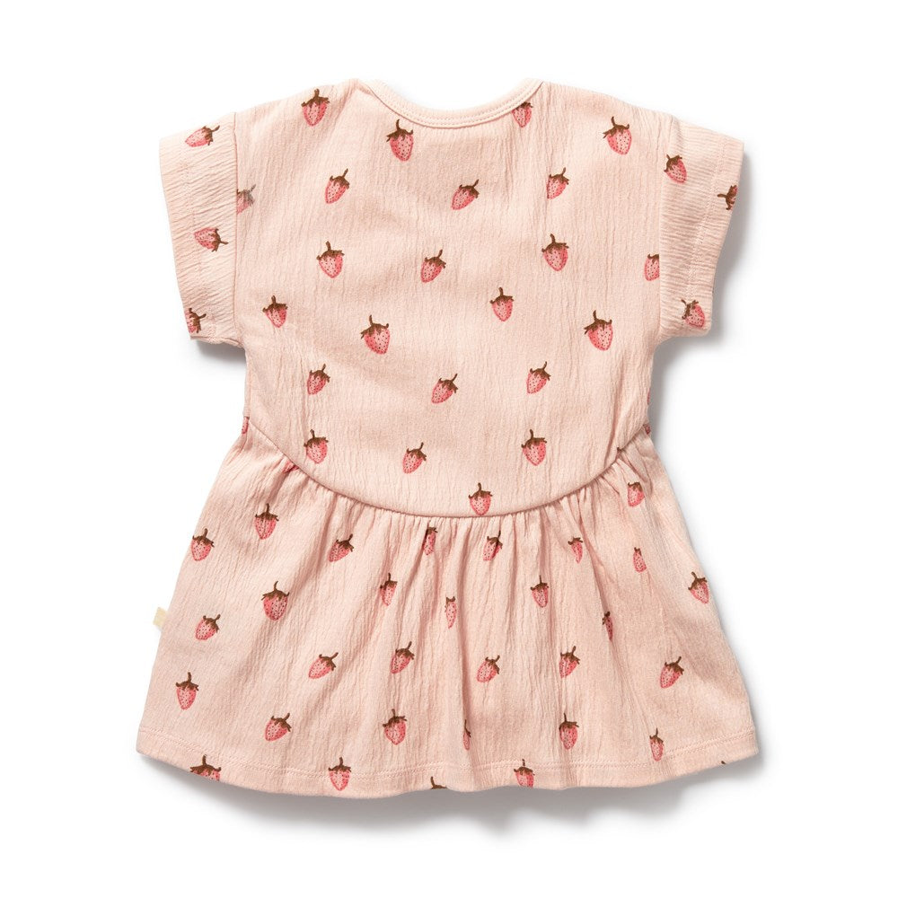 Strawberry Kisses Organic Dress