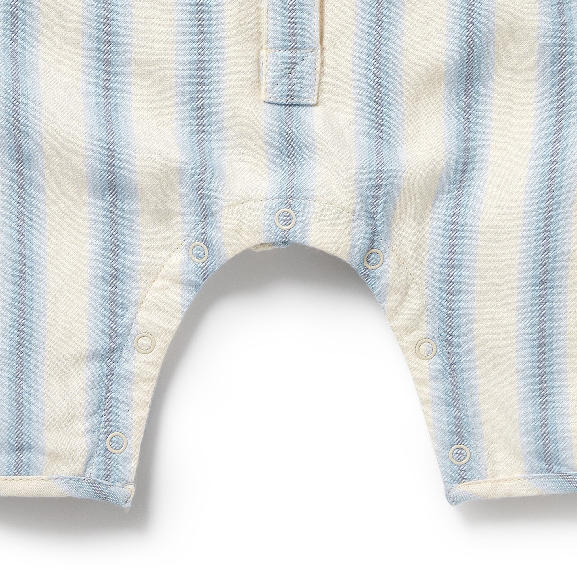 Deep Blue Stripe Organic Growsuit