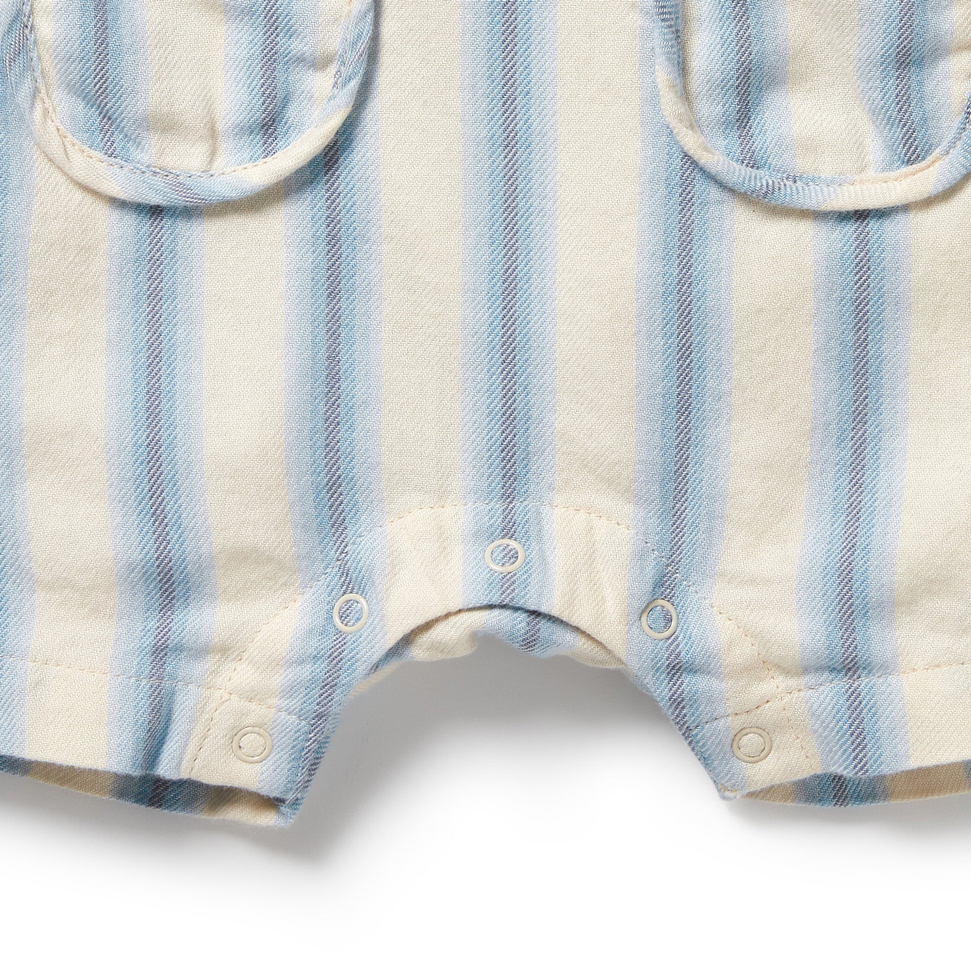 Deep Blue Stripe Organic Overall