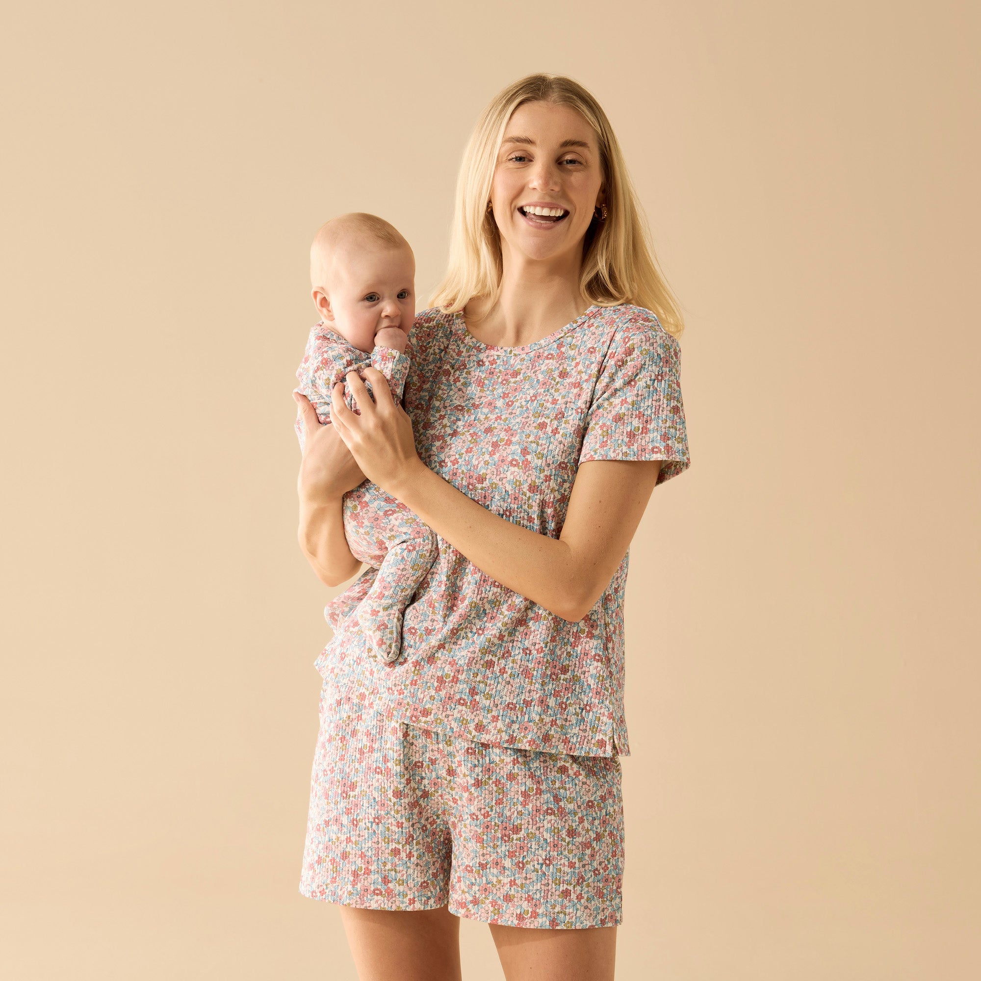 Summer Bloom Organic Women's Short Sleeved Pyjamas