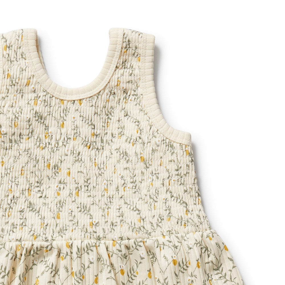 Lemon Leaf Organic Dress Set