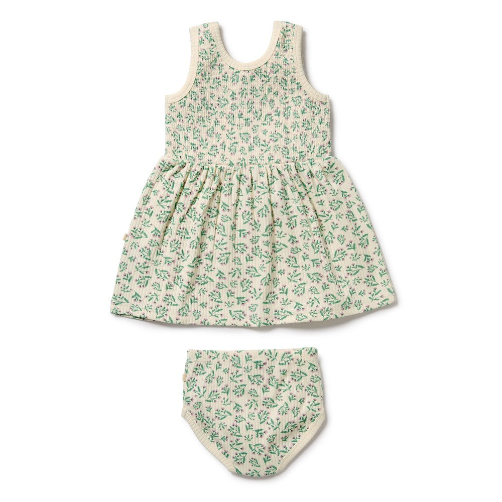 Periwinkle Organic Dress Set