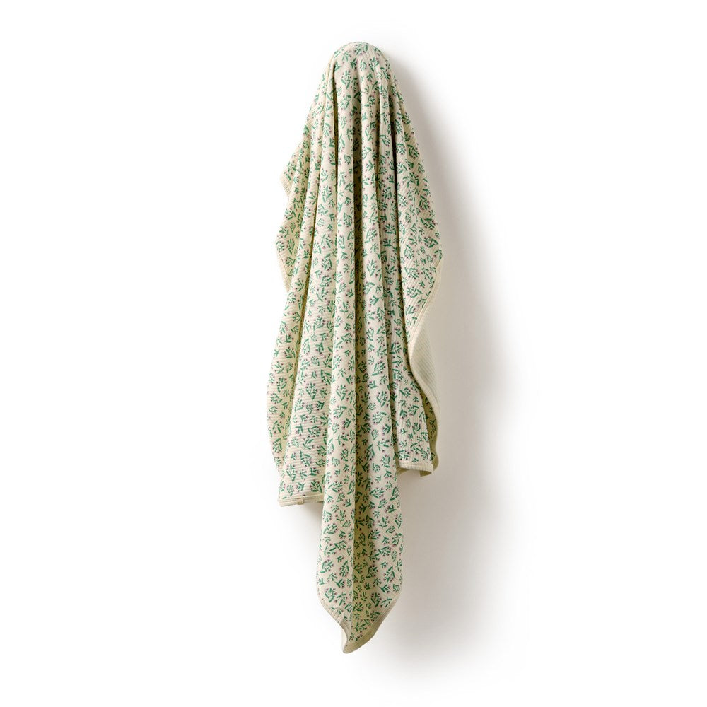 Periwinkle Organic Bunny Rug