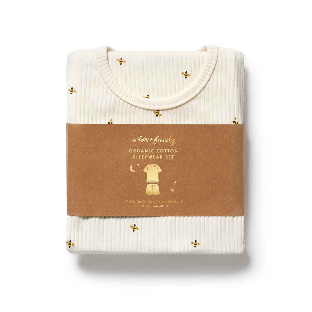 Bee Mine Organic Short Sleeved Pyjamas