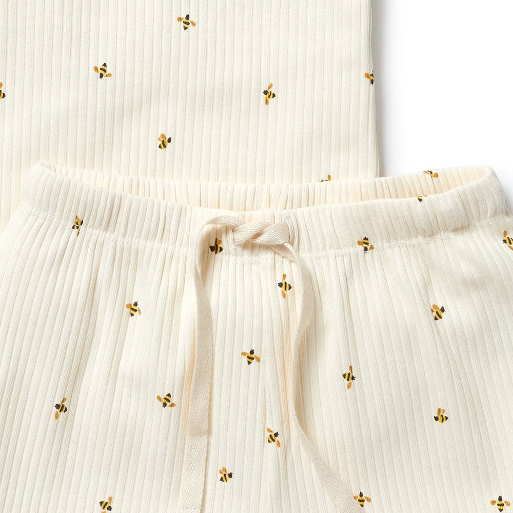 Bee Mine Organic Short Sleeved Pyjamas